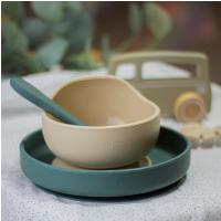 PETITE&MARS Miska silikónová s prísavkou TAKE&MATCH Desert Sand 6m+