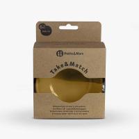 PETITE&MARS Miska silikónová s prísavkou TAKE&MATCH Intense Ochre 6m+