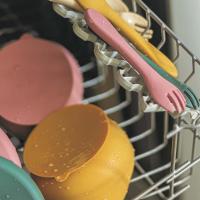 PETITE&MARS Miska silikónová s prísavkou TAKE&MATCH Intense Ochre 6m+