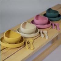 PETITE&MARS Miska silikónová s prísavkou TAKE&MATCH Intense Ochre 6m+