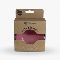 PETITE&MARS Miska silikónová s prísavkou TAKE&MATCH Dusty Rose 6m+