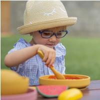 PETITE&MARS Tanier silikónový s prísavkou TAKE&MATCH Intense Ochre 6m+