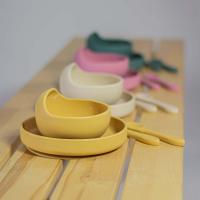 PETITE&MARS Tanier silikónový s prísavkou TAKE&MATCH Dusty Rose 6m+