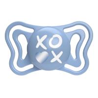 CHICCO Cumlík Physio Light silikónový chlapec 6-16m, 2 ks