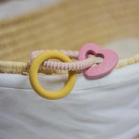 PETITE&MARS Hryzačka silikónová Love Cute Pink 0m+