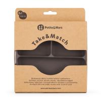 PETITE&MARS Tanier silikónový s prísavkou TAKE&MATCH Misty Green 6m+