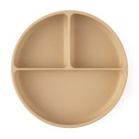 PETITE&MARS Tanierik silikónový deliaci okrúhly Take&Match Desert Sand 6m+