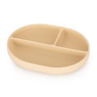 PETITE&MARS Tanierik silikónový deliaci oválny Take&Match Desert Sand 6m+