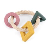 PETITE&MARS Hryzačka silikónová Figures Desert Sand 0m+