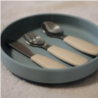 PETITE&MARS Sada príborov s nerezovej ocele Take&Match Dusty Rose 12m+