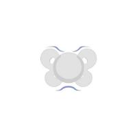 CHICCO Cumlík Physio Comfort silikónový 2-6m dievča - zajačik 1 ks