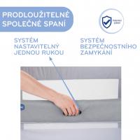CHICCO Postieľka Next2Me Forever - Ash Grey