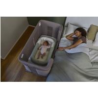 CHICCO Postieľka Next2Me Forever - Ash Grey