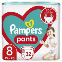 PAMPERS Plienky nohavičkové Active Baby Pants veľ. 8 (32 ks) 19+ kg