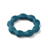 BABYONO Hryzačka silikónová Krúžok modrý