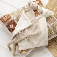 NATTOU Maznáčik plyšový maxi Teddy myška 28 x 28 cm, 0m+