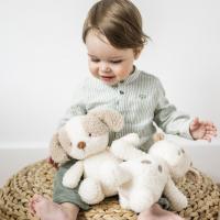 NATTOU Hračka chobotnička edukačná 8 aktivít Lapidou pink