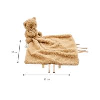 NATTOU Maznáčik plyšový Teddy medvedík 27 x 27 cm, 0m+