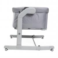 CHICCO Postieľka Next2Me Magic Evo - Grey Mist