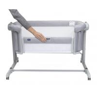 CHICCO Postieľka Next2Me Magic Evo - Grey Mist