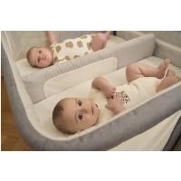 CHICCO Postieľka Next2Me Twins pre dvojičky - Magnet Grey