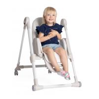 CHICCO Stolička jedálenská Polly Armonia - Mother Pearl