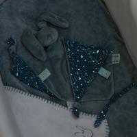 NATTOU Maznáčik maxi Lapidou Glow medeno-zelený 65 x 40 cm, 0 m+