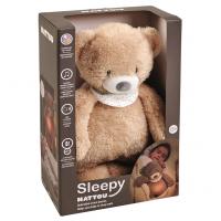 NATTOU Uspávačik plyšový hudobný so svetielkom a senzorom plaču 4v1 Sleepy Bunny Pale Brown 0m+
