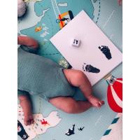 BABY DAB Farba na detské odtlačky - šedá