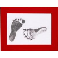 BABY DAB Farba na detské odtlačky - šedá