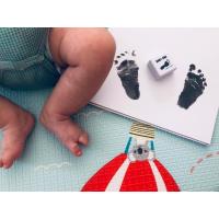 BABY DAB Farba na detské odtlačky - šedá