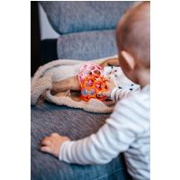 OBALL Hračka Oball RATTLE 10 cm 0m+ orange + 50 ml Aquaint