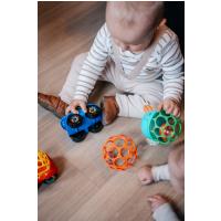 OBALL Hračka Oball RATTLE 10 cm 0m+ orange + 50 ml Aquaint