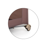 PETITE&MARS Postieľka cestovná Nyja Elegant Dreamlines Mocha