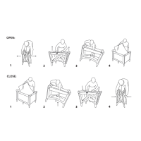 PETITE&MARS Postieľka cestovná Nyja Elegant Dreamlines Mocha