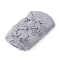 PETITE&MARS Zavinovačka šnurovacia Nurse s pevnou kokosovou vložkou Light Grey 75x75 cm