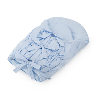 PETITE&MARS Zavinovačka šnurovacia Nurse s pevnou kokosovou vložkou Baby Blue 75x75 cm