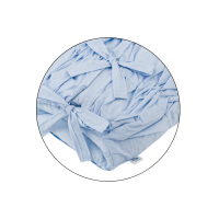 PETITE&MARS Zavinovačka šnurovacia Nurse s pevnou kokosovou vložkou Baby Blue 75x75 cm