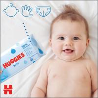 HUGGIES® Pure Triplo Obrúsky vlhčené 56x3 ks