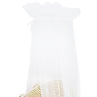 EKO Baldachýn nad postieľku priehľadný White 150x300 cm