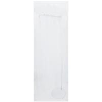 EKO Baldachýn nad postieľku priehľadný White 150x300 cm