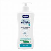 CHICCO Mlieko telové s dávkovačom Baby Moments 500 ml + Šampón Baby Moments 200 ml zdarma