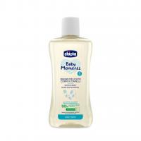 CHICCO Mlieko telové s dávkovačom Baby Moments 500 ml + Šampón Baby Moments 200 ml zdarma