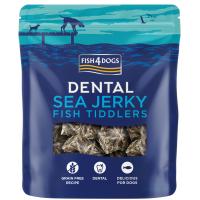 FISH4DOGS Maškrty pre psov DENTAL SEA morská ryba - rybičky 115 g