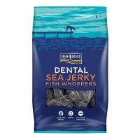 FISH4DOGS Maškrty pre psov DENTAL SEA morská ryba - kúsky 500 g