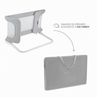 KINDERKRAFT Zábrana na posteľ Guard&Dream Light Grey