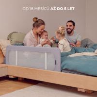 KINDERKRAFT Zábrana na posteľ Guard&Dream Light Grey