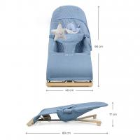 KINDERKRAFT Lehátko pohupujúce Mimi Grey, do 9kg