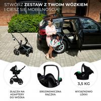 KINDERKRAFT Autosedačka Junior Fix 2 100-150 cm Rocket Grey