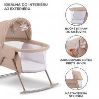 KINDERKRAFT Postieľka detská 3v1 Lovi Beige